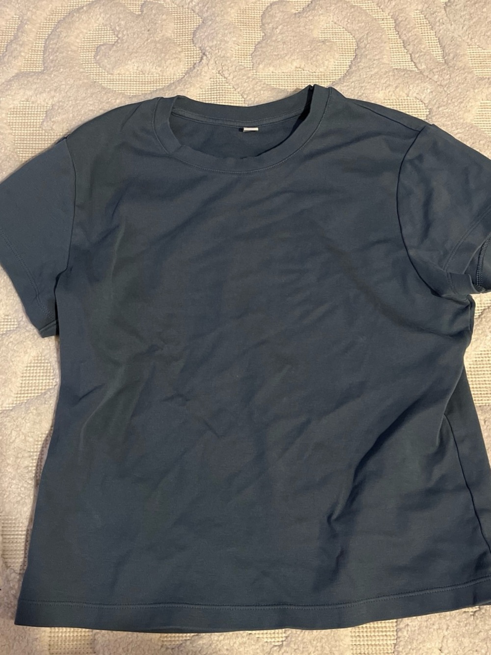 Uniqlo Women's Short-Sleeve Crewneck Tee - Navy